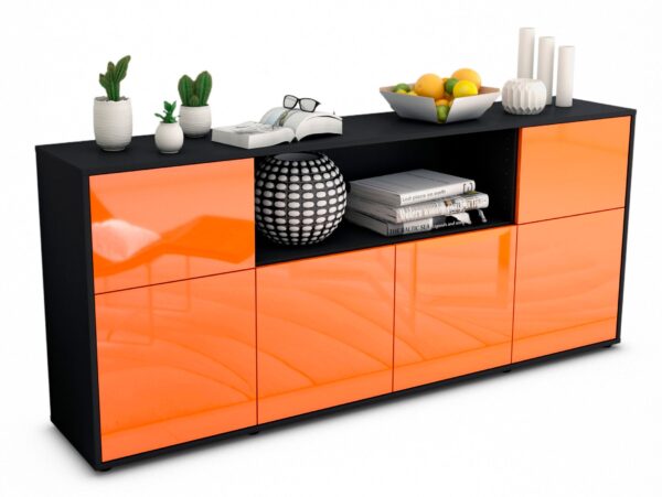Sideboard Ermentrude, Orange (180x79x35cm)