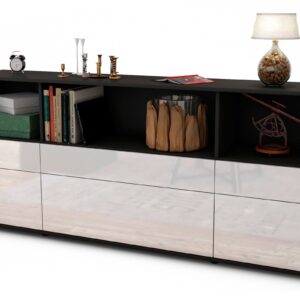 Sideboard Estella, Weiß (180x79x35cm)