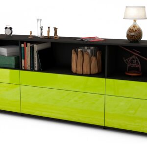 Sideboard Estella, Grün (180x79x35cm)