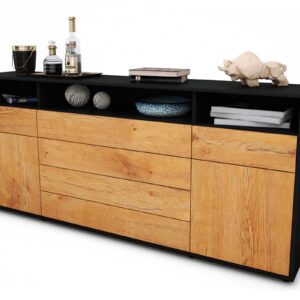 Sideboard Evelina, Eiche (180x79x35cm)
