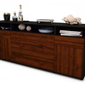 Sideboard Evelina, Walnuss (180x79x35cm)