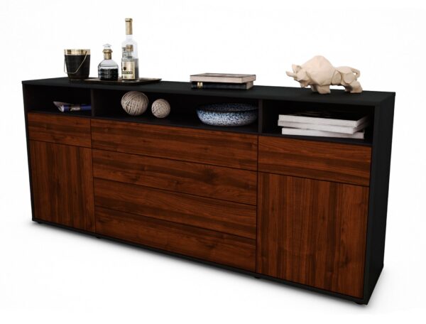 Sideboard Evelina, Walnuss (180x79x35cm)