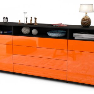 Sideboard Evelina, Orange (180x79x35cm)