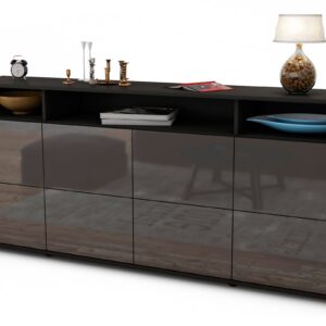 Sideboard Evita, Grau (180x79x35cm)