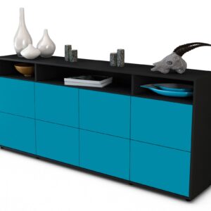 Sideboard Evita, Türkis (180x79x35cm)