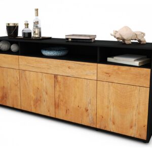 Sideboard Ezia, Eiche (180x79x35cm)