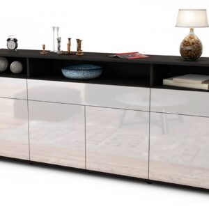 Sideboard Ezia, Weiß (180x79x35cm)