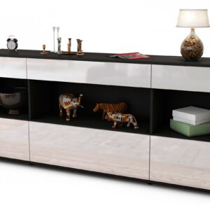 Sideboard Fabiana, Weiß (180x79x35cm)