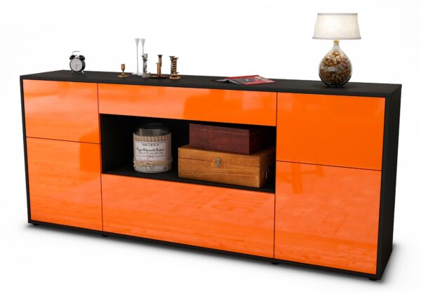 Sideboard Fabiola, Orange (180x79x35cm)