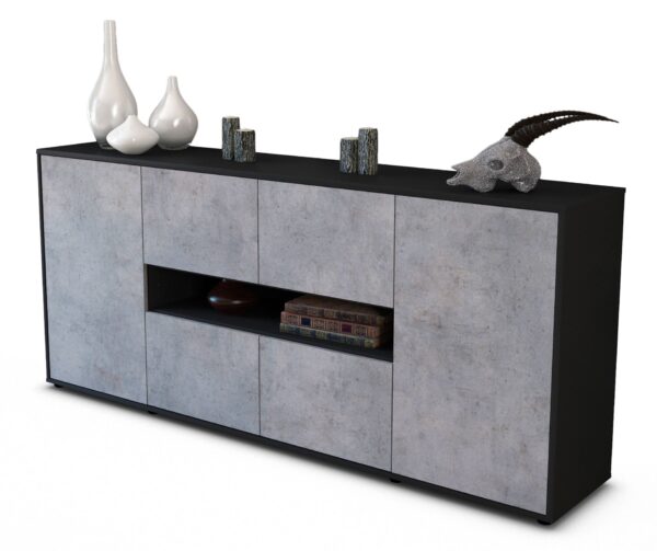 Sideboard Farina, Beton (180x79x35cm)