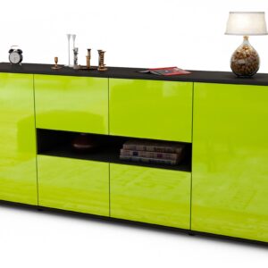 Sideboard Farina, Grün (180x79x35cm)
