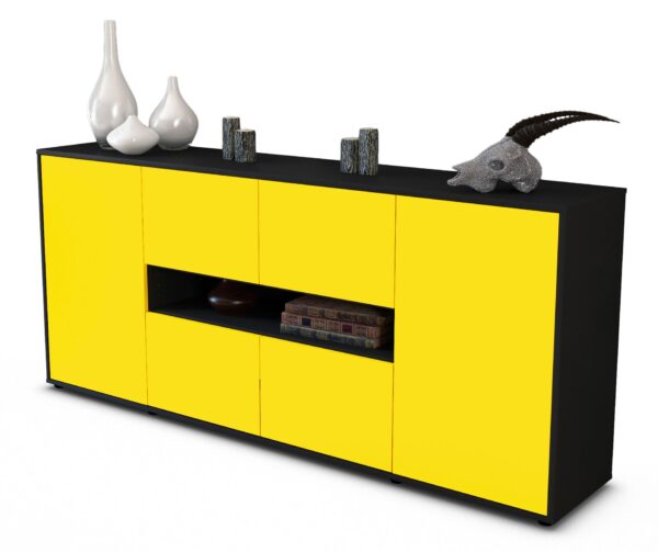 Sideboard Farina, Gelb (180x79x35cm)