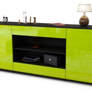 Sideboard Feli, Grün (180x79x35cm)