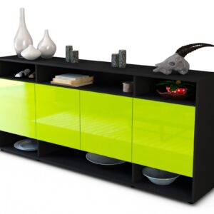 Sideboard Felia, Grün (180x79x35cm)