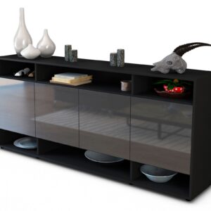 Sideboard Felia, Grau (180x79x35cm)