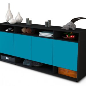 Sideboard Felia, Türkis (180x79x35cm)