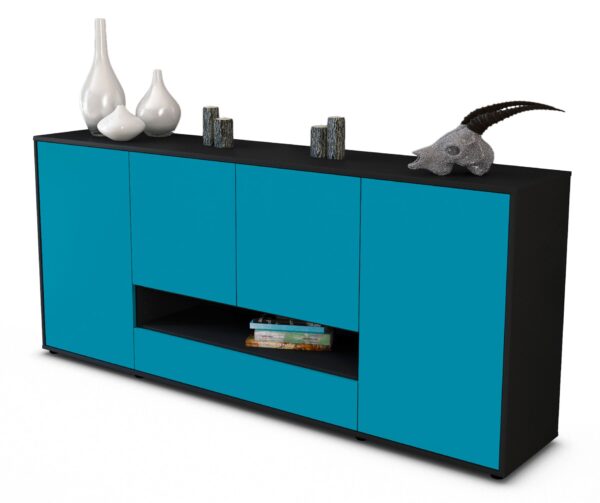 Sideboard Felicitas, Türkis (180x79x35cm)