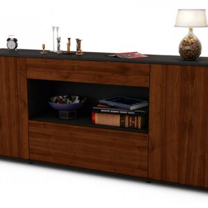 Sideboard Fiora, Walnuss (180x79x35cm)
