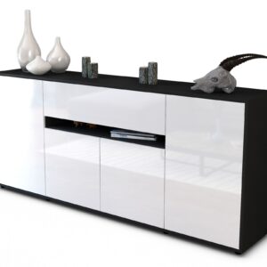 Sideboard Flavia, Weiß (180x79x35cm)
