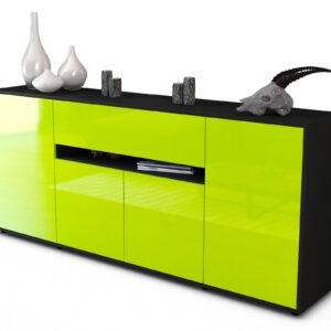 Sideboard Flavia, Grün (180x79x35cm)