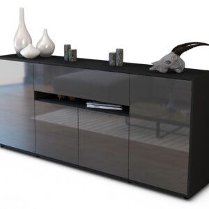 Sideboard Flavia, Grau (180x79x35cm)