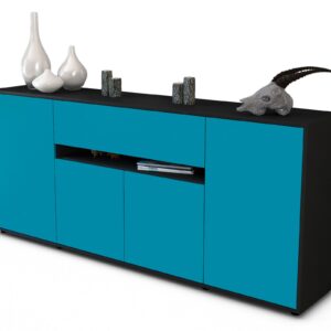 Sideboard Flavia, Türkis (180x79x35cm)