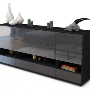Sideboard Florentina, Grau (180x79x35cm)