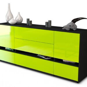 Sideboard Floriana, Grün (180x79x35cm)