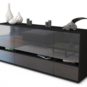 Sideboard Floriana, Grau (180x79x35cm)