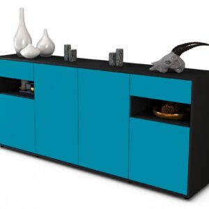 Sideboard Franca, Türkis (180x79x35cm)