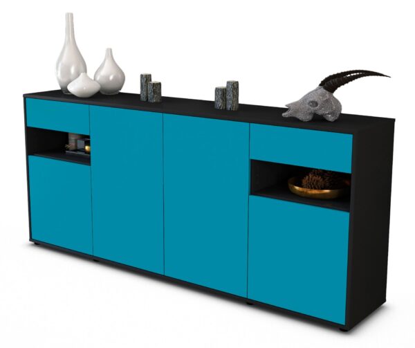 Sideboard Franca, Türkis (180x79x35cm)