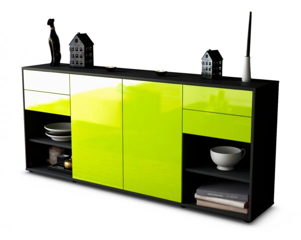 Sideboard Franka, Grün (180x79x35cm)