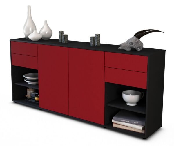Sideboard Franka, Bordeaux (180x79x35cm)