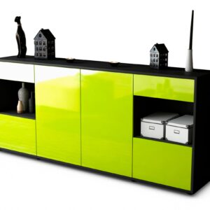 Sideboard Gabriella, Grün (180x79x35cm)