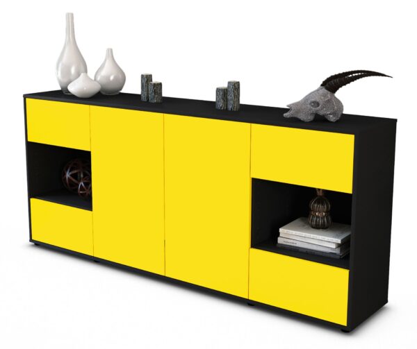 Sideboard Gaia, Gelb (180x79x35cm)