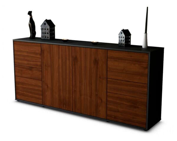 Sideboard Gemma, Walnuss (180x79x35cm)