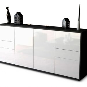 Sideboard Gemma, Weiß (180x79x35cm)