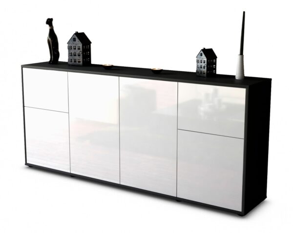 Sideboard Georgina, Weiß (180x79x35cm)