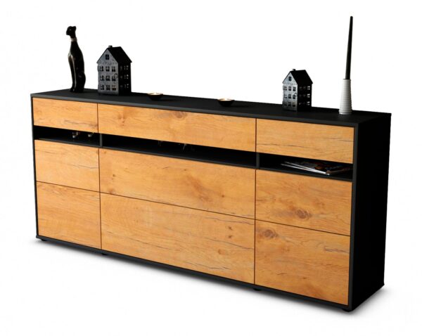 Sideboard Giada, Eiche (180x79x35cm)