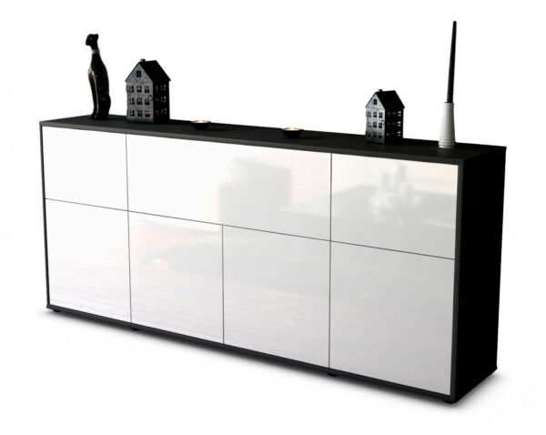 Sideboard Gianna, Weiß (180x79x35cm)