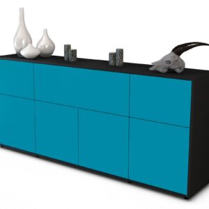 Sideboard Gianna, Türkis (180x79x35cm)