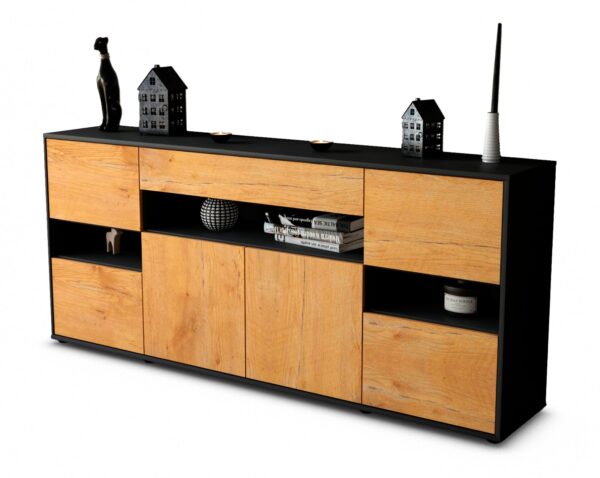 Sideboard Ginevra, Eiche (180x79x35cm)