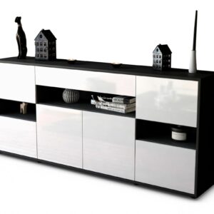 Sideboard Ginevra, Weiß (180x79x35cm)