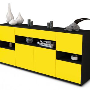 Sideboard Ginevra, Gelb (180x79x35cm)