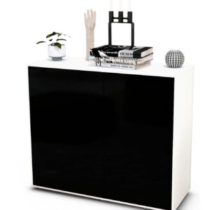 Sideboard Blanka, Schwarz (92x79x35cm)