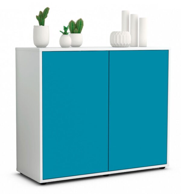 Sideboard Blanka, Türkis (92x79x35cm)