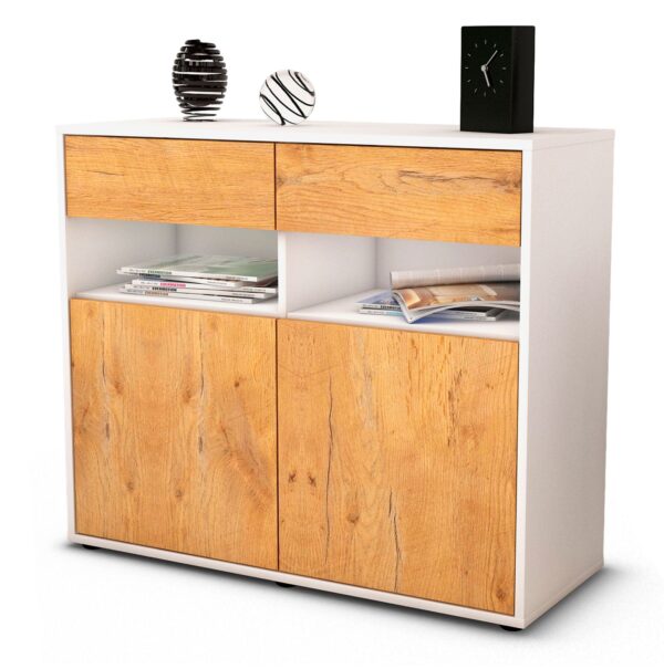 Sideboard Bruna, Eiche (92x79x35cm)
