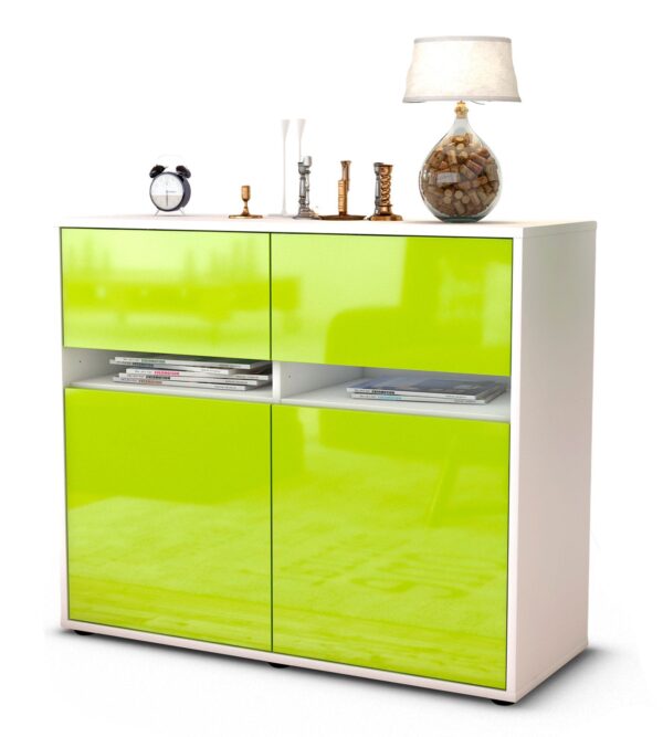 Sideboard Brunilde, Grün (92x79x35cm)
