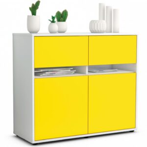 Sideboard Brunilde, Gelb (92x79x35cm)
