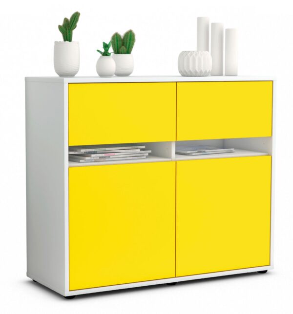 Sideboard Brunilde, Gelb (92x79x35cm)